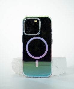 Connex Gradient Holographic Glitter Clear Case for iPhone 16/16+/16pro/16promax