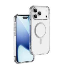 WiWU MCC-702 Titanium Magnetic Shield – เคสใสแม่เหล็กกันกระแทก สำหรับ iPhone 17 Pro / 17 Pro Max