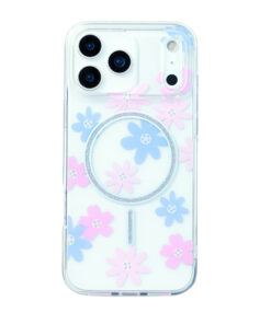 Connex Flower Soft Casing Mag – เคสลายดอกไม้แม่เหล็ก สำหรับ iPhone 17 Pro / 17 Pro Max