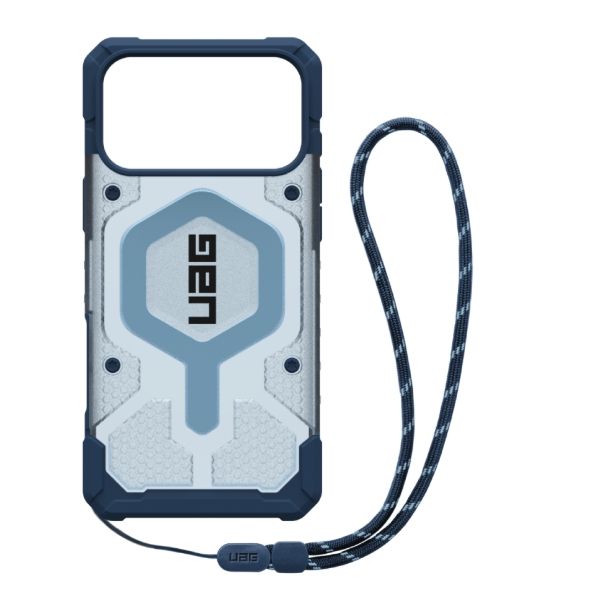 UAG Clear Pathfinder MagSafe Bundle Active Lava Lanyard 17 Pro Max - Image 2