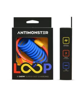 ANTIMONSTER LOOP USB-C to USB-C Cable สายชาร์จ (USB-C to USB-C | PD | 1.5M | 240W)